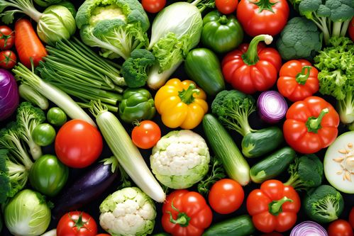 有機(jī)蔬菜花菜高清圖 果蔬圖片素材